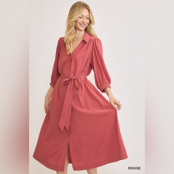 Umgee Dresses & Skirts - Umgee Rouge Midi Dress size medium New